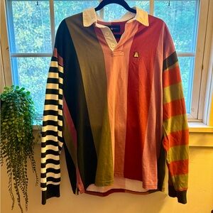 Teddy Fresh Multicolor Striped Polo Shirt